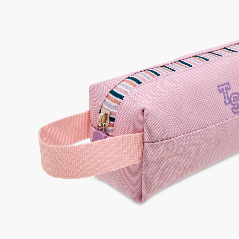 celebrity_icons Pouch-1Cmprt-Ts-Star-4L-Girls (Polyester) Pink \ 21X7X8 - Image 4